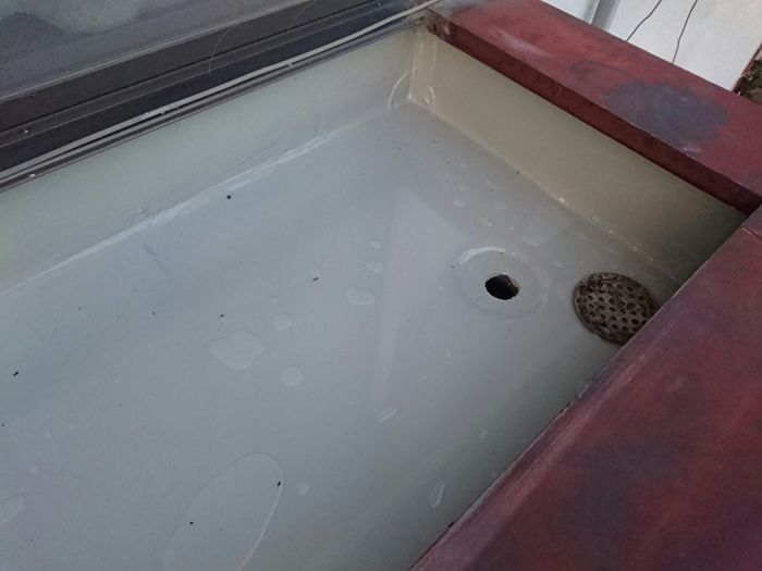 バルコニーのウレタン防水工事