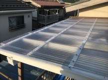 波板張替工事完了