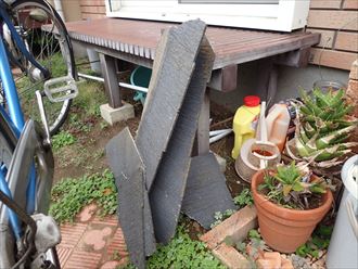 習志野市鷺沼台でコロニアルの落下