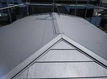 スーパーガルテクトの葺き替え完了
