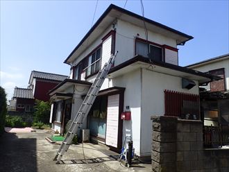 千葉市美浜区軒天剥がれ調査