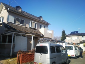 雨漏りされているスレート屋根