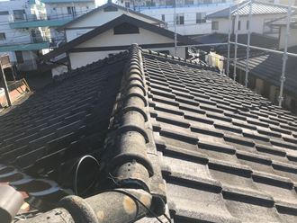 セメント瓦の状況