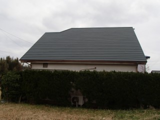 屋根カバー後