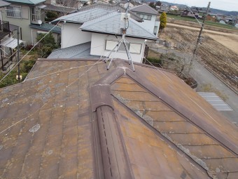 棟板金の浮き調査