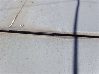 習志野市実籾 棟板金の浮き