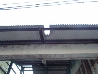 小波型スレート屋根