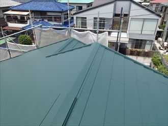 屋根カバー工法施工後