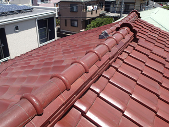 瓦のズレがあるという瓦屋根