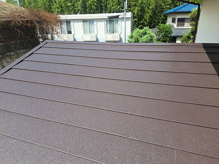 屋根カバー工事の完了