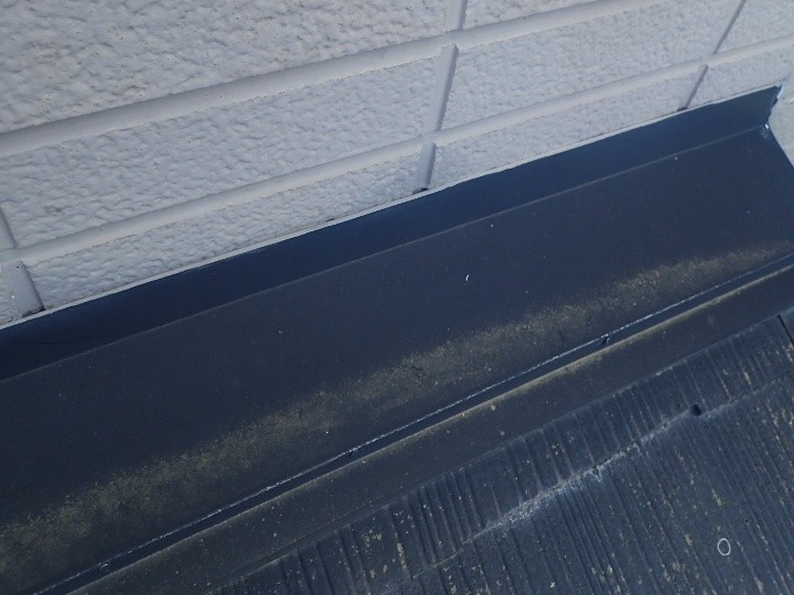 外壁と屋根の取り合い部の状況