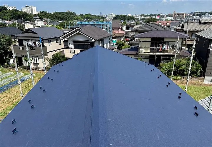 千葉市中央区星久喜町のお住まいの切妻屋根