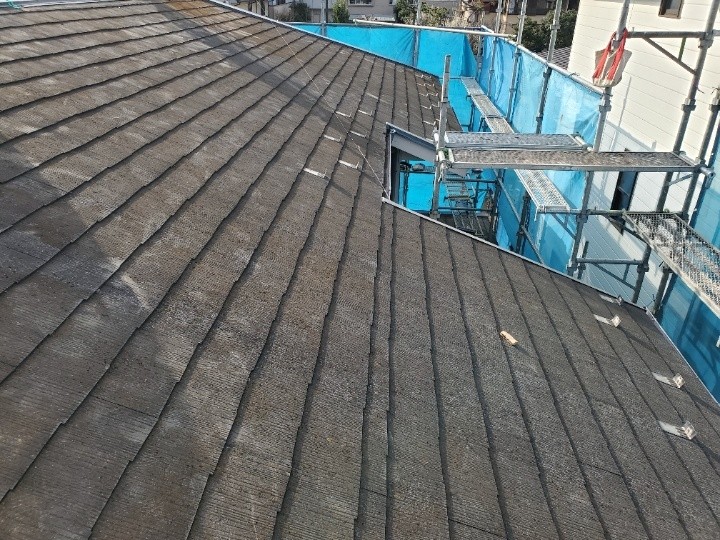 傾斜部のムラと汚れの蓄積