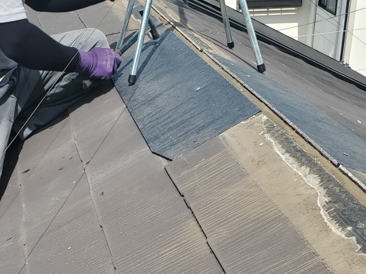 スレートの差し替え