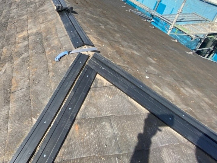 樹脂製貫板「タフモック」の設置