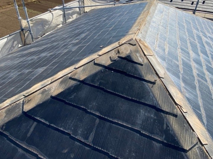 劣化した貫板の完全撤去