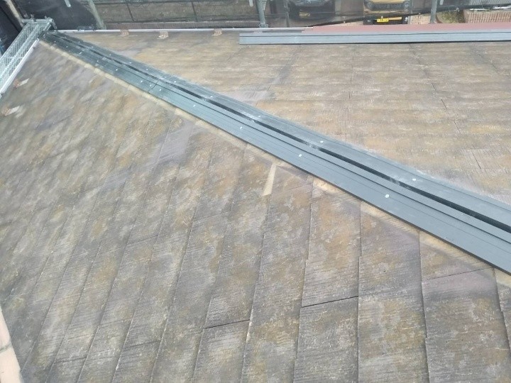 樹脂製貫板（タフモック）の設置