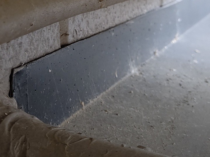 板金裏側の状態