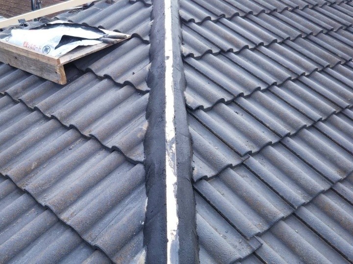 南蛮漆喰の詰め直し