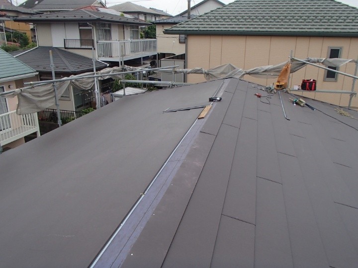 スーパーガルテクト本体の取り付け