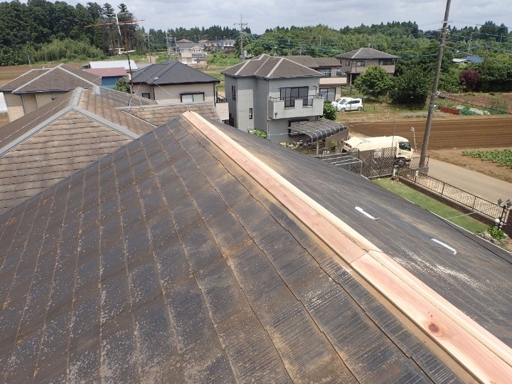 新規貫板の設置