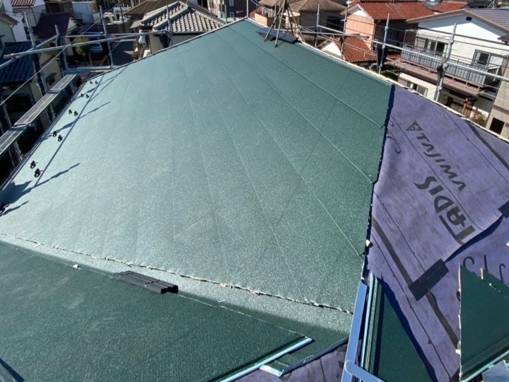 スーパーガルテクト本体の設置