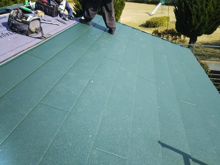 スーパーガルテクト本体の設置