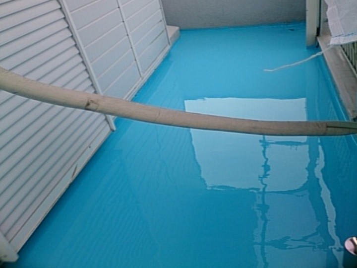 ウレタン防水の塗布