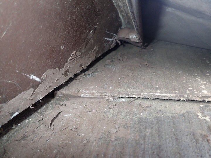 シーリング跡の劣化確認