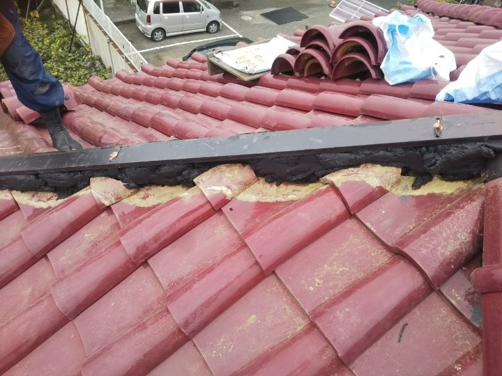 棟の土台づくりとタフモック設置