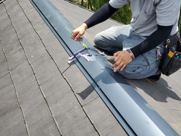 継目のコーキング処理