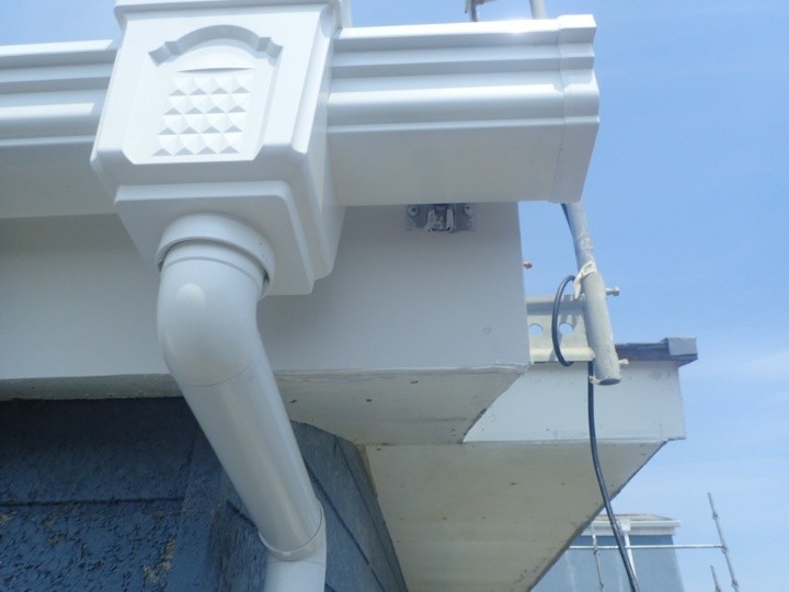 集水器の設置と排水経路の復旧