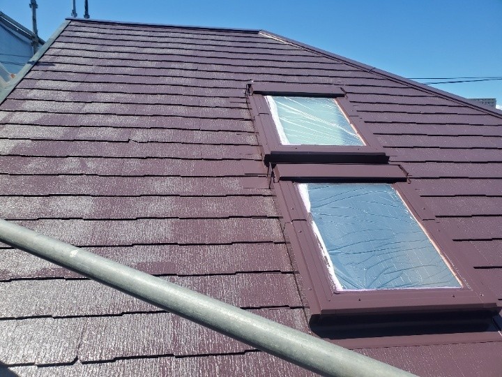 上塗りで仕上げ