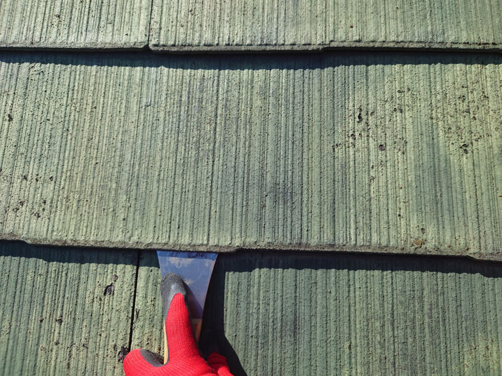 アスベスト含有のコロニアル