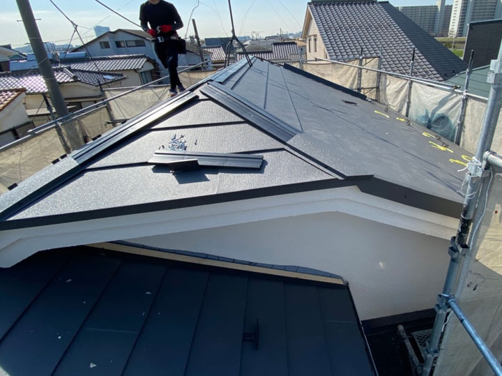 金属屋根への葺き替え