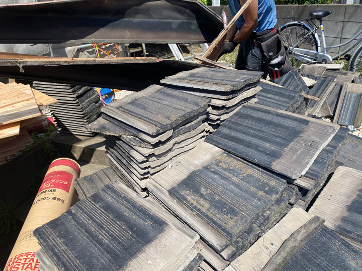 生産されていないセメント瓦