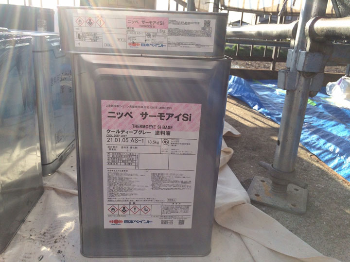 遮熱塗料も人気です