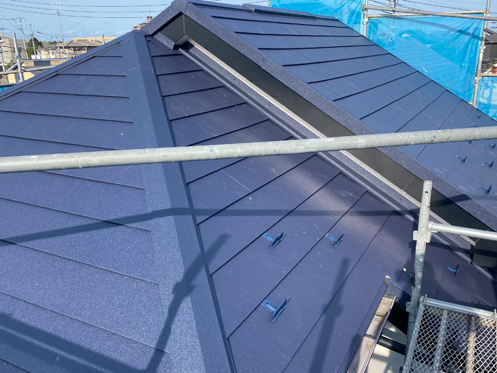 人気のガルバリウム鋼板屋根