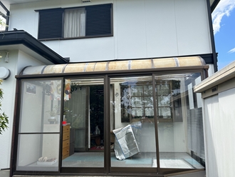 テラス屋根調査