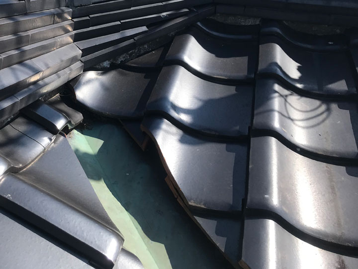 谷板金の不具合