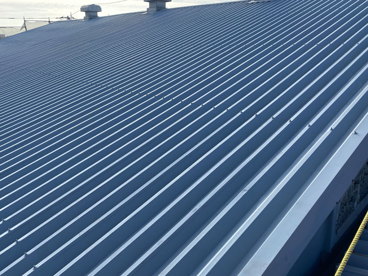 広い面積へも施工しやすい