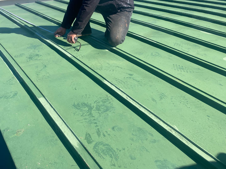 施工はしやすい緩勾配