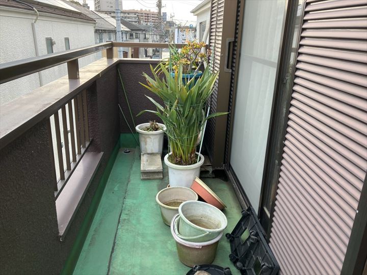 ベランダはシート防水