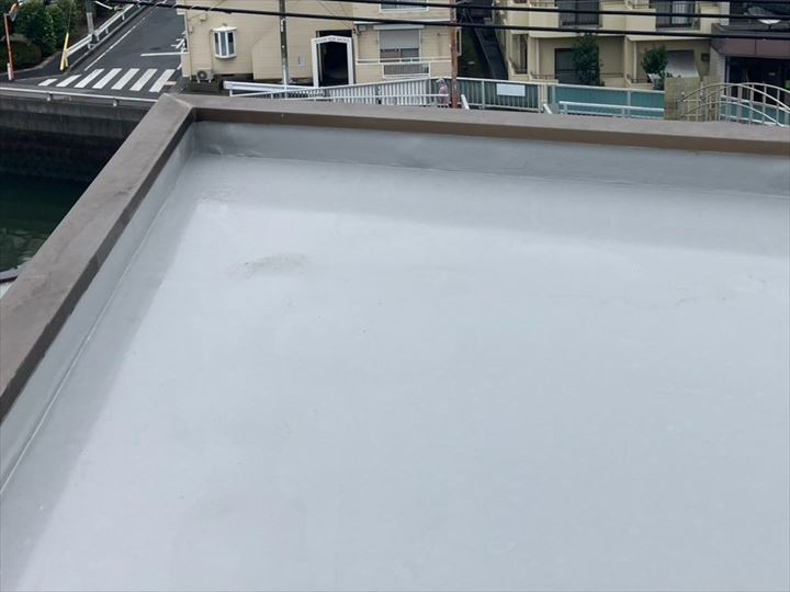 防水床面のチェック