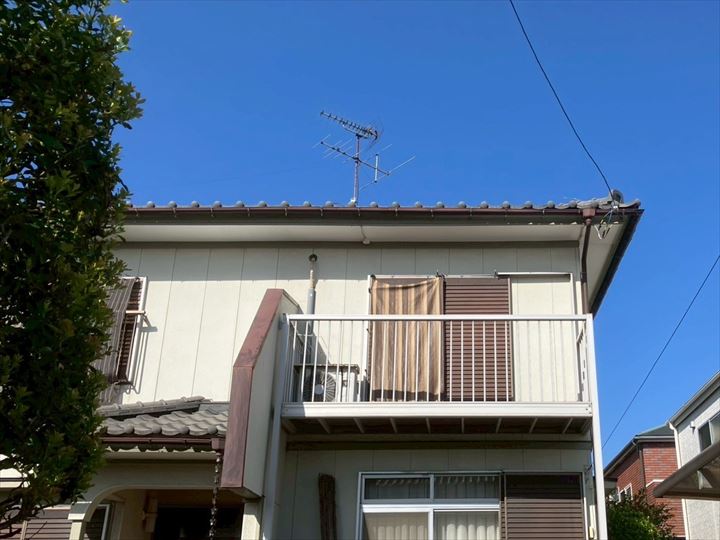軒天部分交換の完了