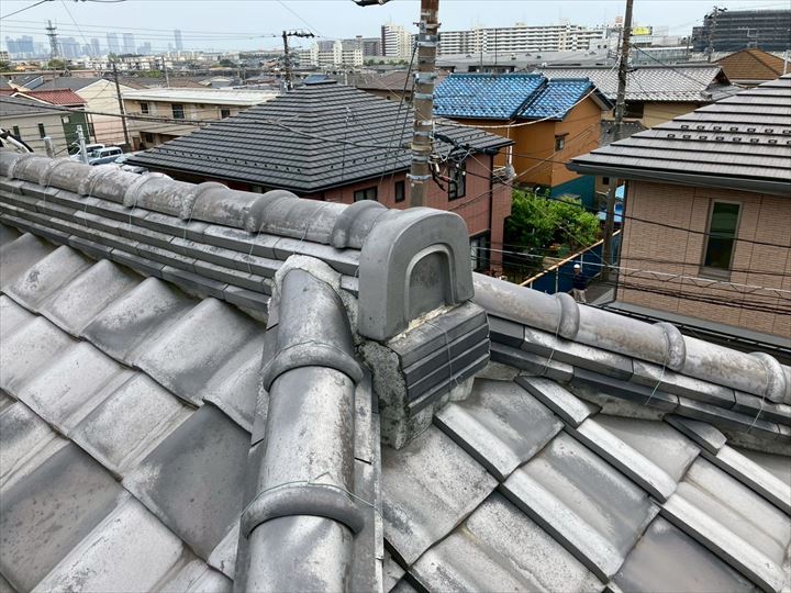 漆喰の工事前