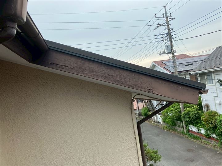 破風板の劣化症状