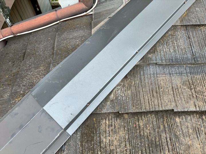 棟板金の部分交換の完了