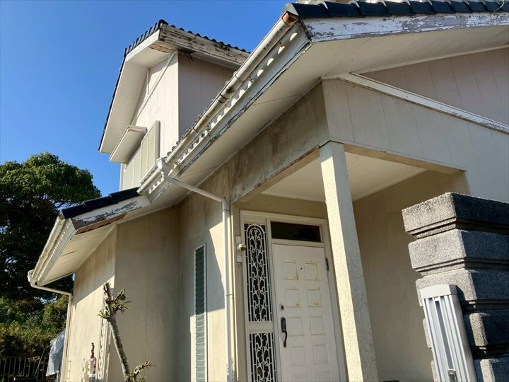 軒天復旧工事の完了