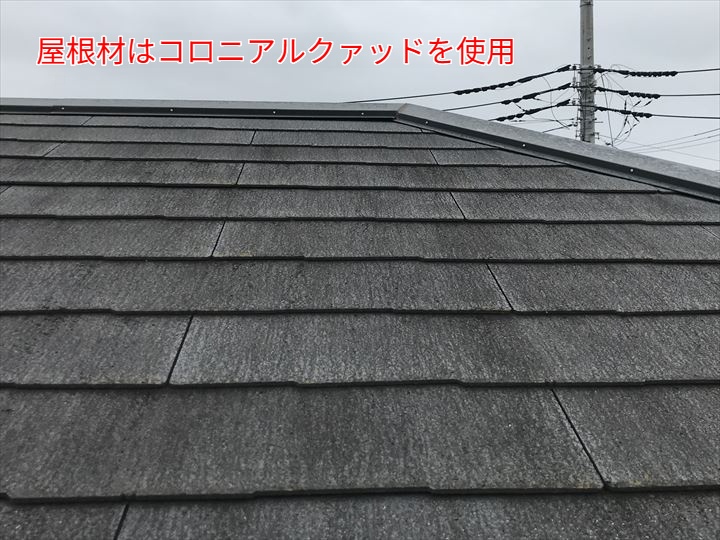 コロニアルクァッドの屋根調査